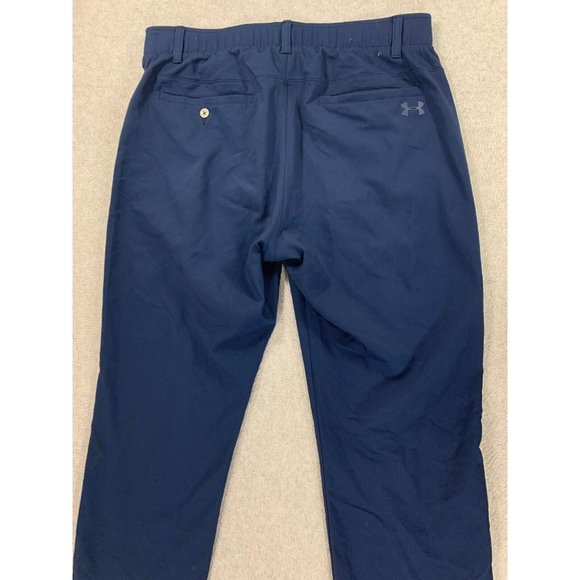 Under Armour Performance TECH Chino Pants (Men's‎ 34x32) Blue - Picture 12 of 13